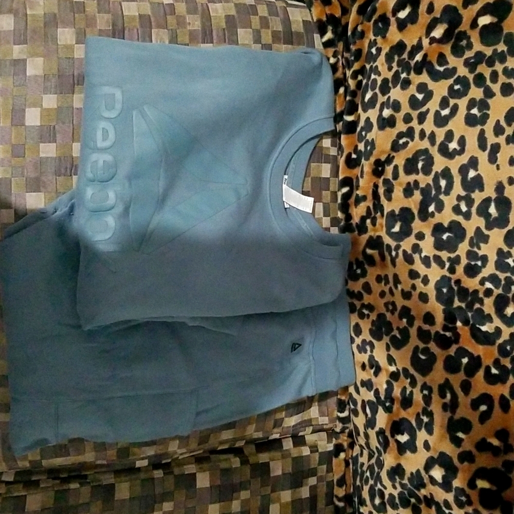 reebox sweat suit grey
